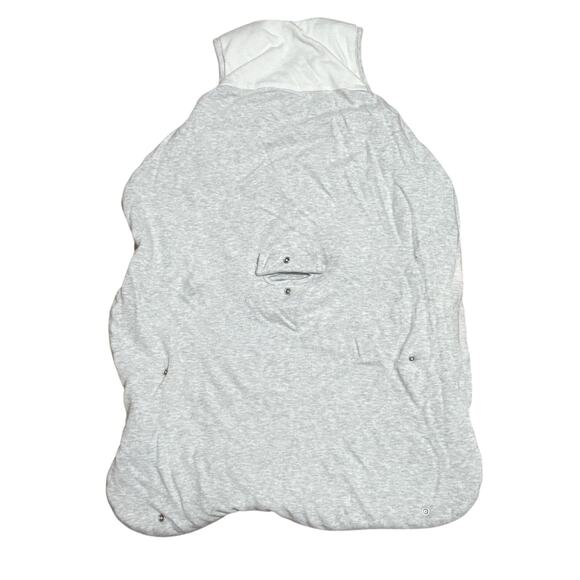 Baby Mori Clever Year Round Sleep Sack 1.5 TOG Grey White 0-2Y - Picture 5 of 5